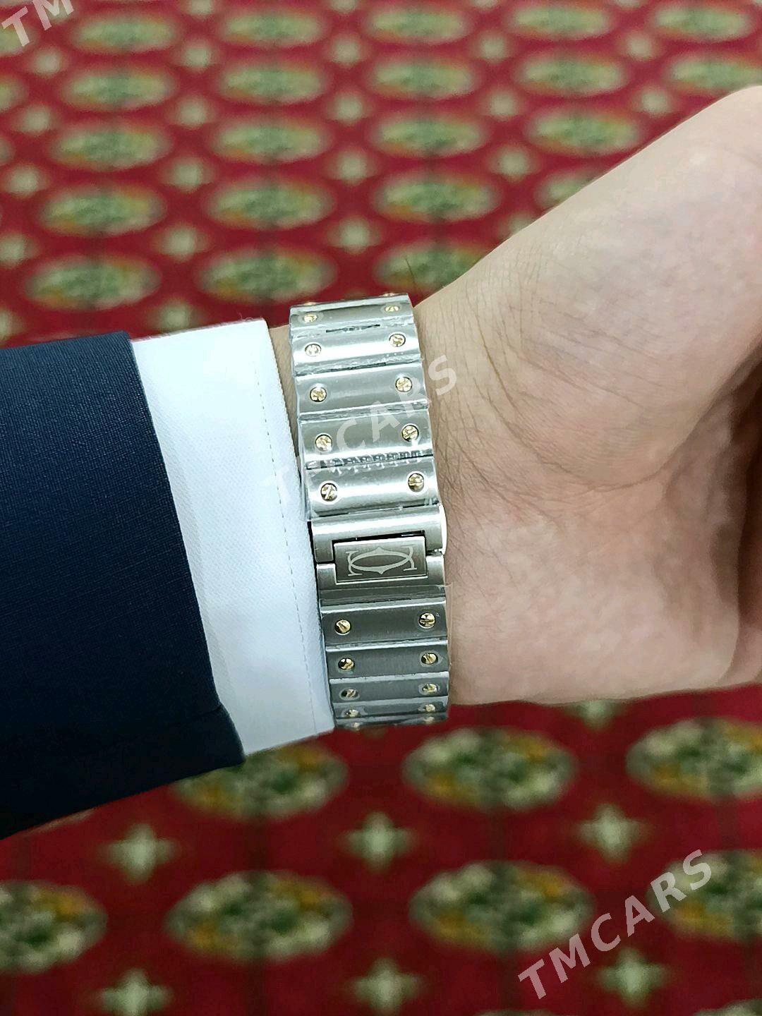 sagat/часы Cartier Santos lux - Ашхабад - img 4