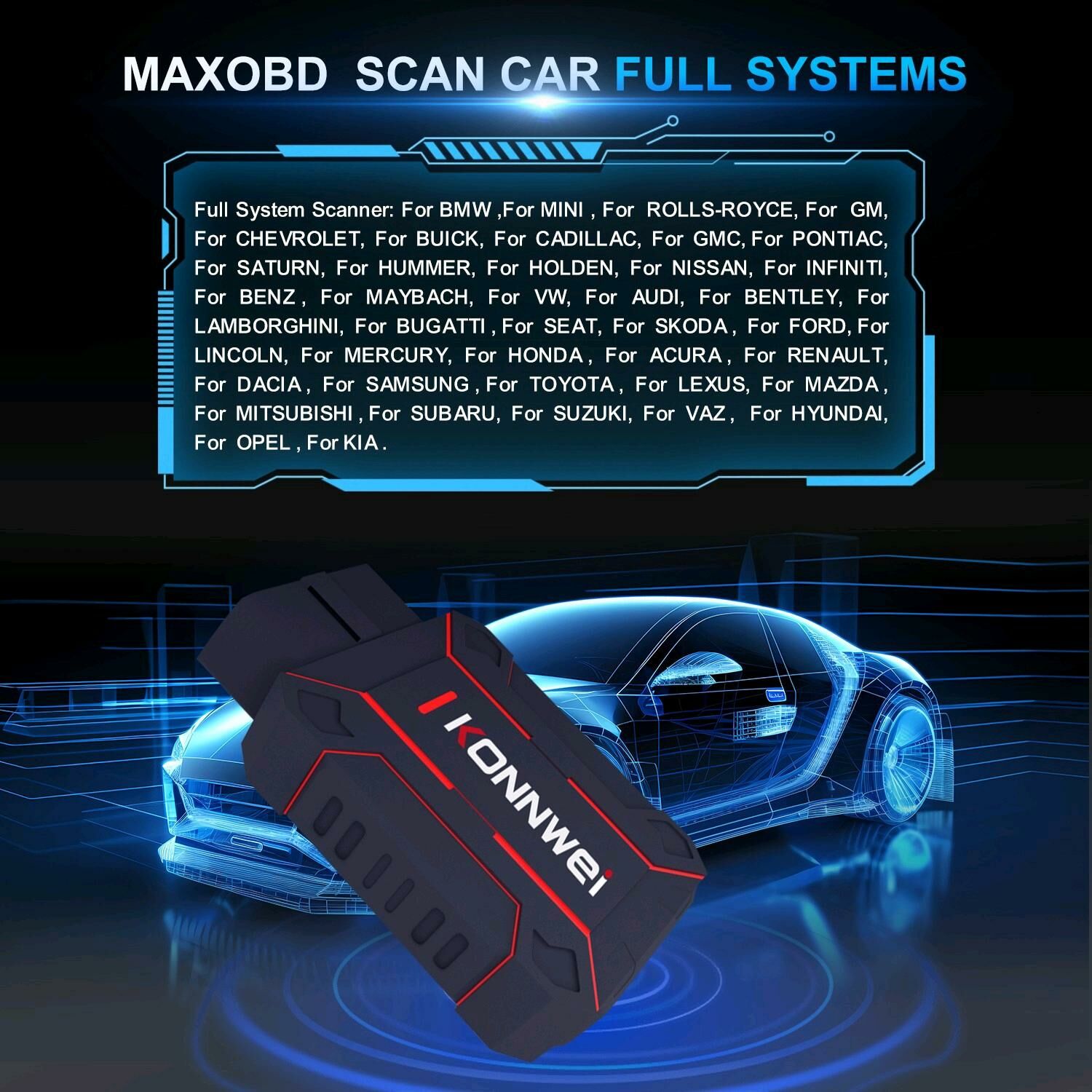 Diagnostika Obd2 MAXOBD 500 TMT - Ашхабад - img 2