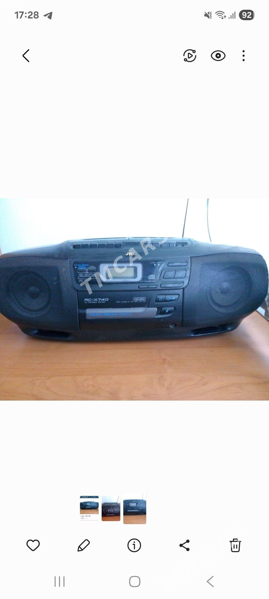 Бумбокс JVS,RC-X740 - Ашхабад - img 3