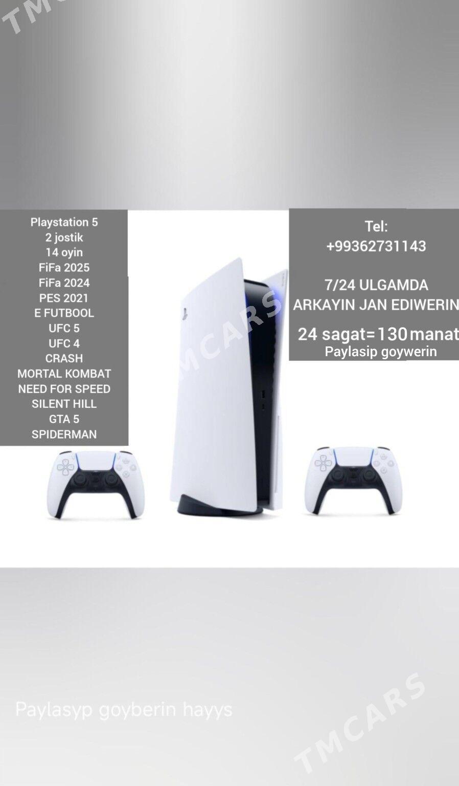 playstation ps 5,4 prokat - Daşoguz - img 2