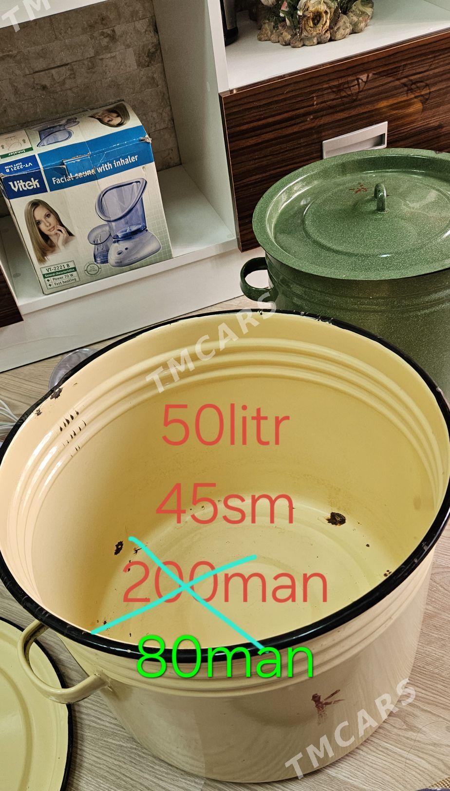 Emal Kastrul 50litr - Kim raýon - img 2