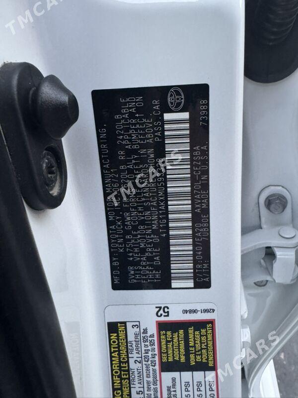 Toyota Camry 2021 - 320 000 TMT - Balkanabat - img 6