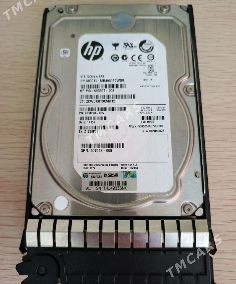 Sas HDD HP 4000GB 100% OK - Aşgabat - img 2