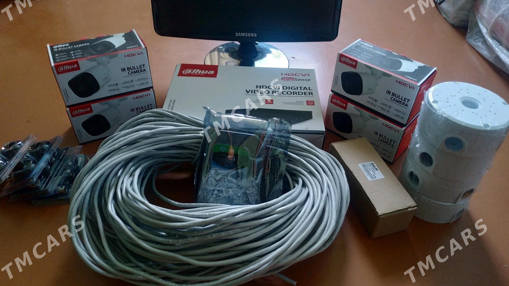 KOMPLEKT 4 KAMERA HEM MONITOR - Aşgabat - img 2