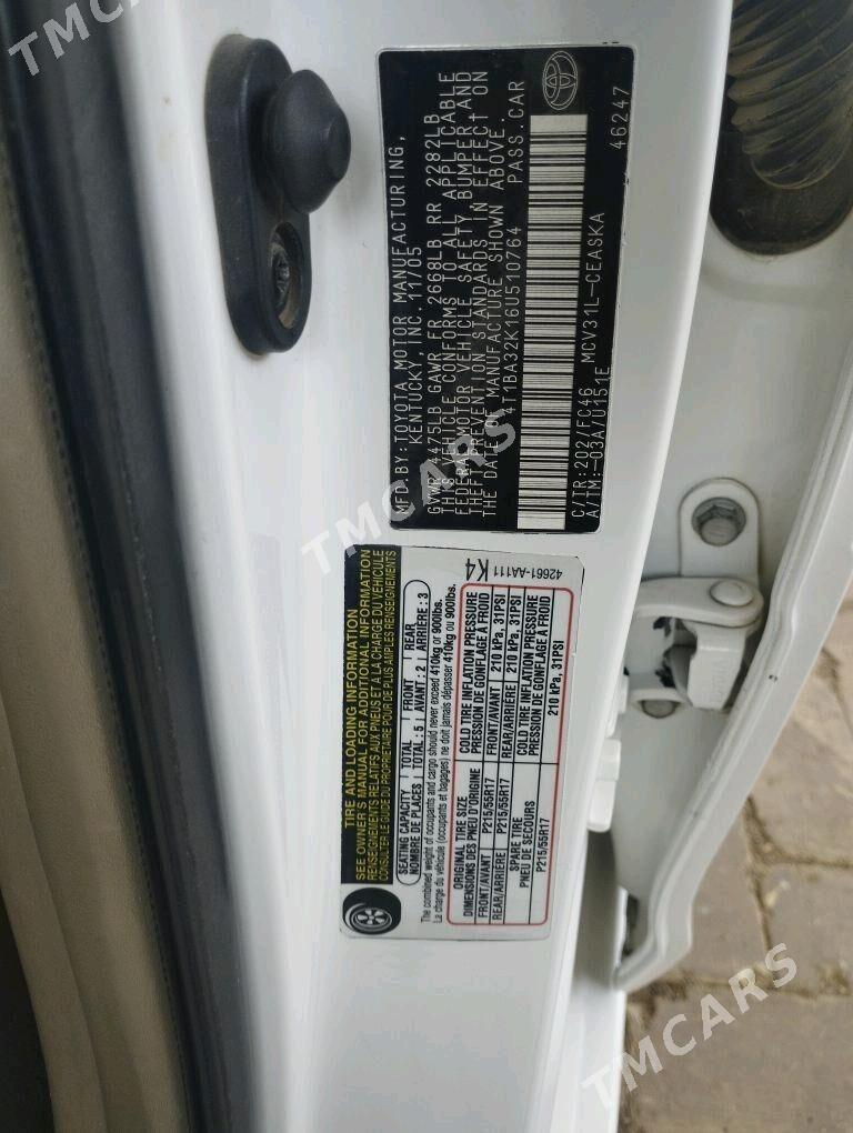 Toyota Camry 2005 - 235 000 TMT - Ёлётен - img 5