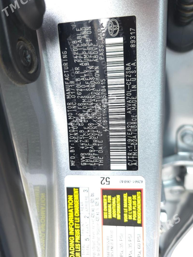 Toyota Camry 2018 - 280 000 TMT - Чоганлы - img 4