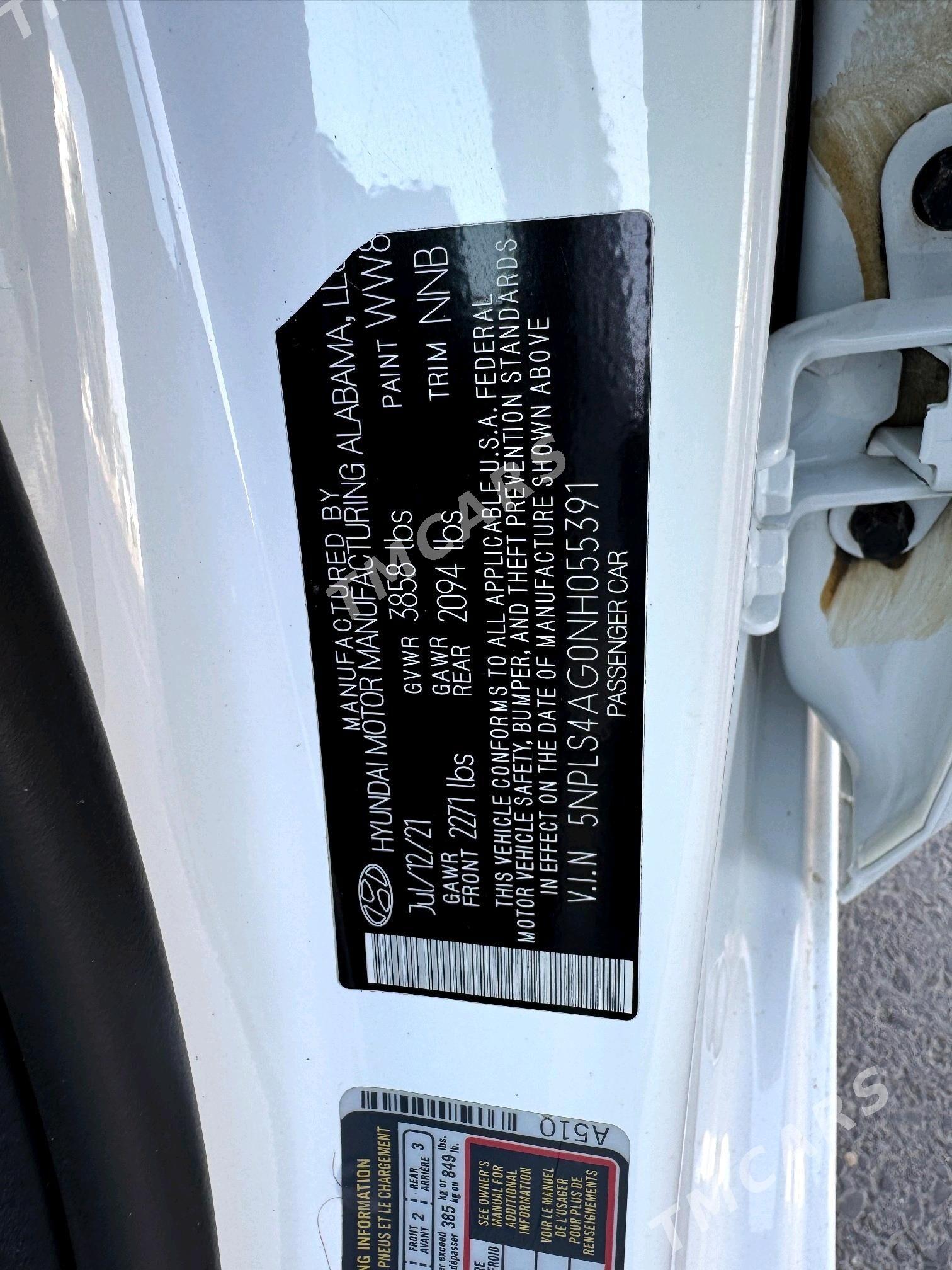 Hyundai Elantra 2022 - 238 000 TMT - Aşgabat - img 9