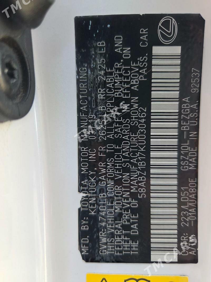 Lexus ES 350 2019 - 520 000 TMT - Aşgabat - img 4