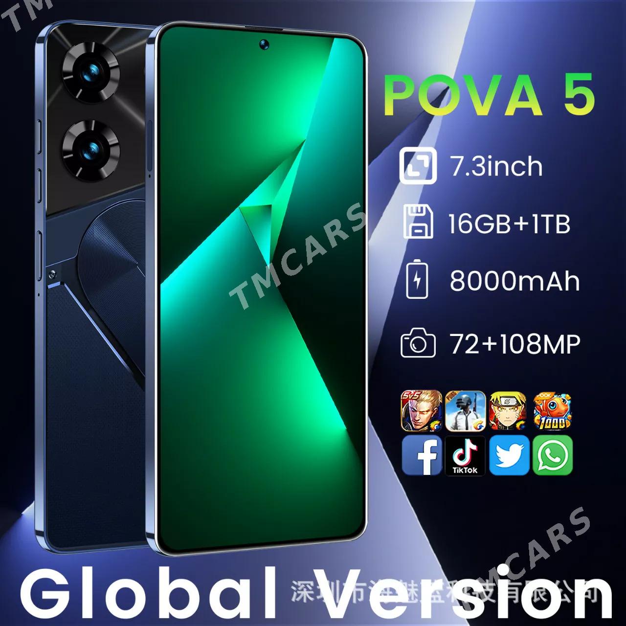 POVA 5 PRO TELEFON SKITKADA - Ашхабад - img 4