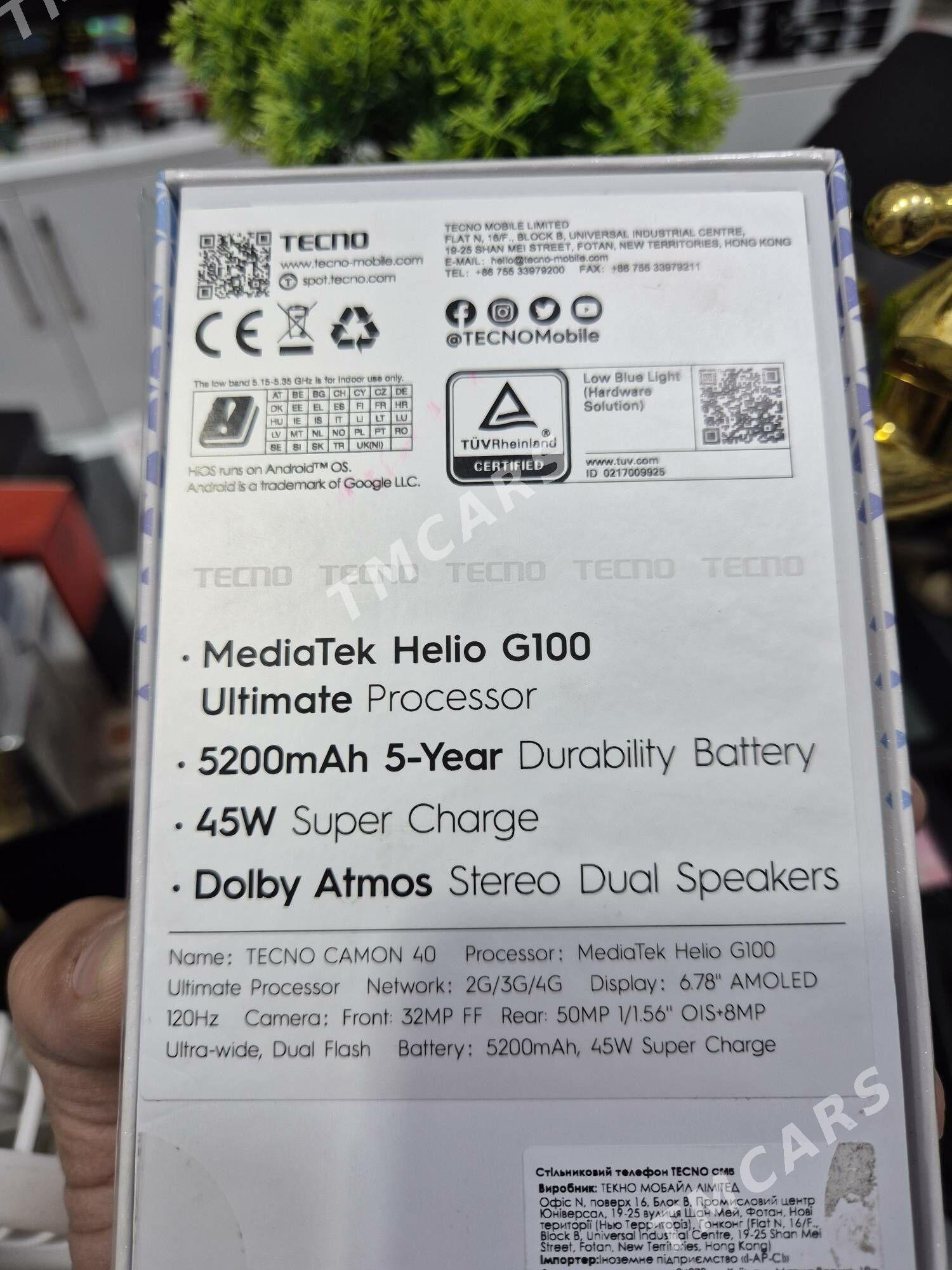Tecno Camon 40 8/128 - Büzmeýin - img 6