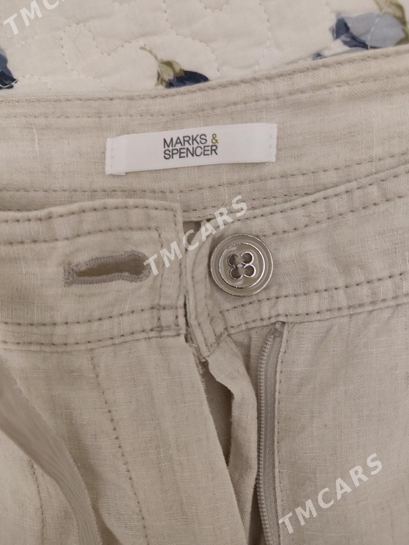 Брюки льняные Marks& Spencer - Türkmenbaşy şaýoly - img 3