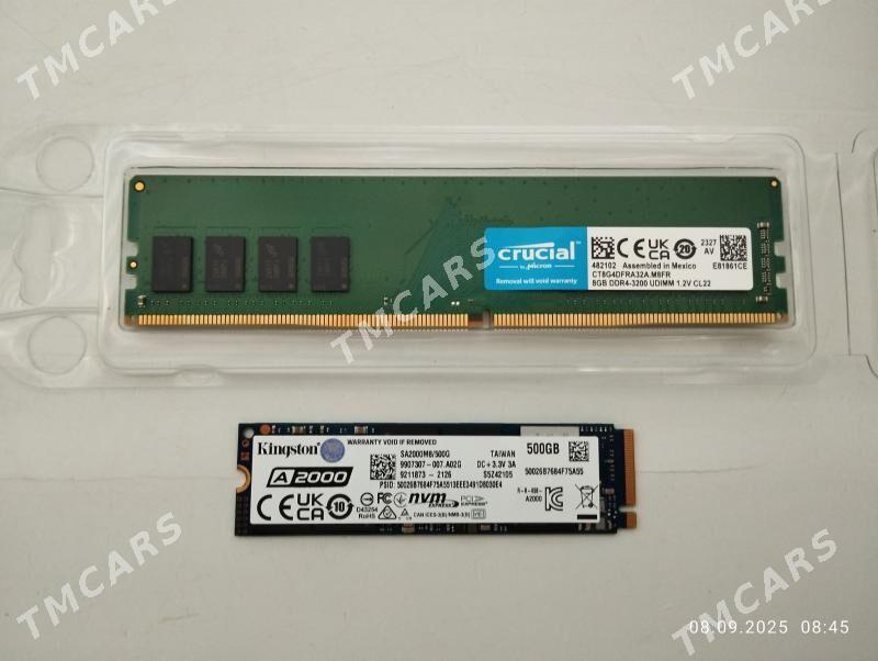 SSD, RAM DDR4 3200 8Gb, BLOK P - Ашхабад - img 3