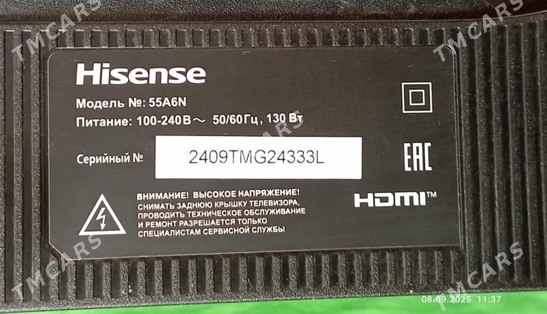 телевизор telewizor Hisense55A - Ашхабад - img 2