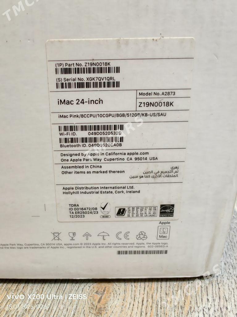iMac M3 8/512 GB Pink - Aşgabat - img 7