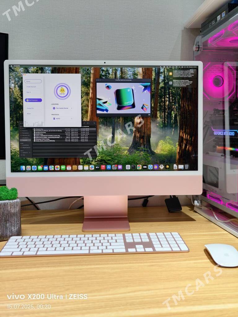 iMac M3 8/512 GB Pink - Aşgabat - img 9