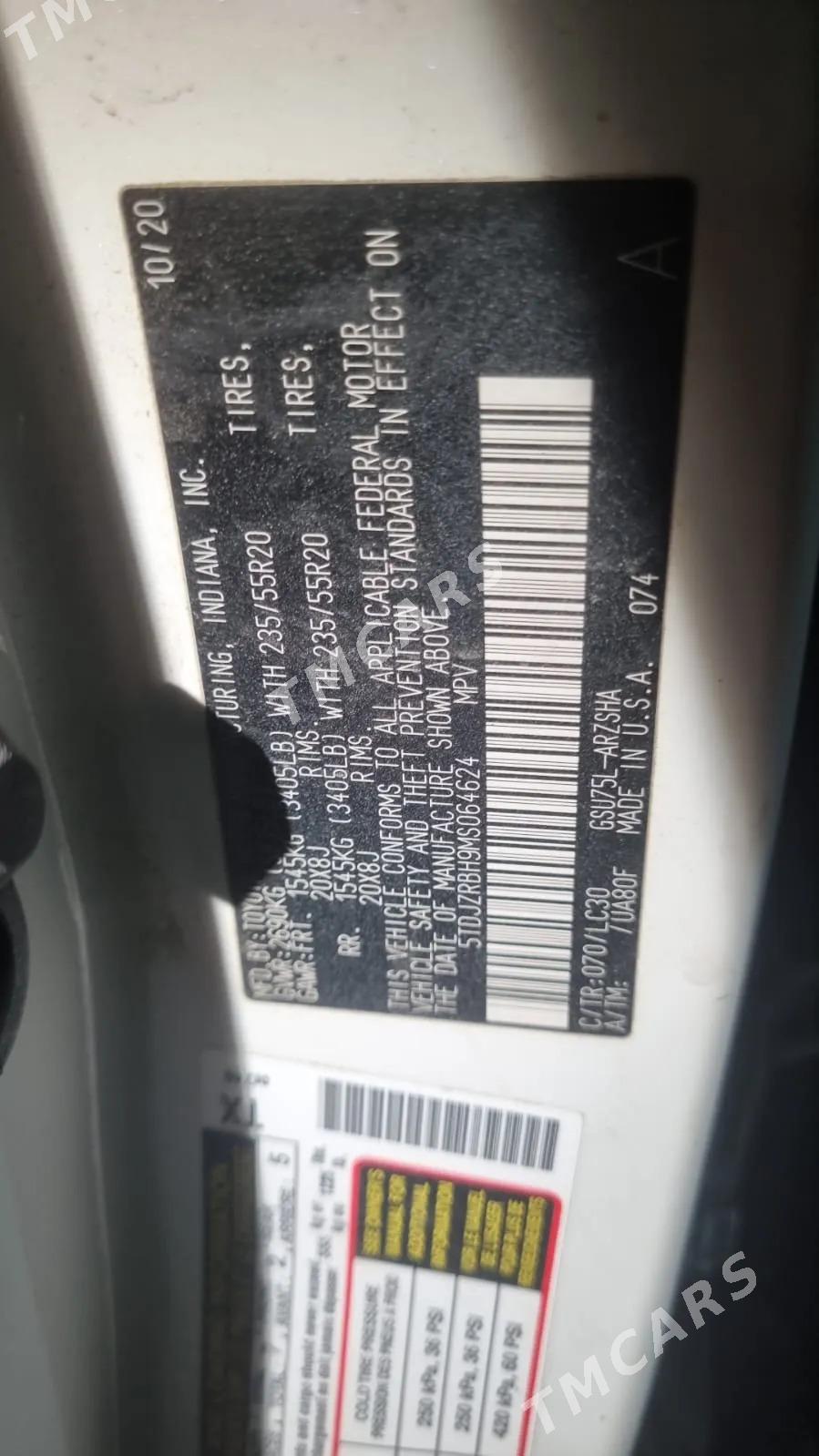 Toyota Highlander 2020 - 420 000 TMT - Mary - img 10