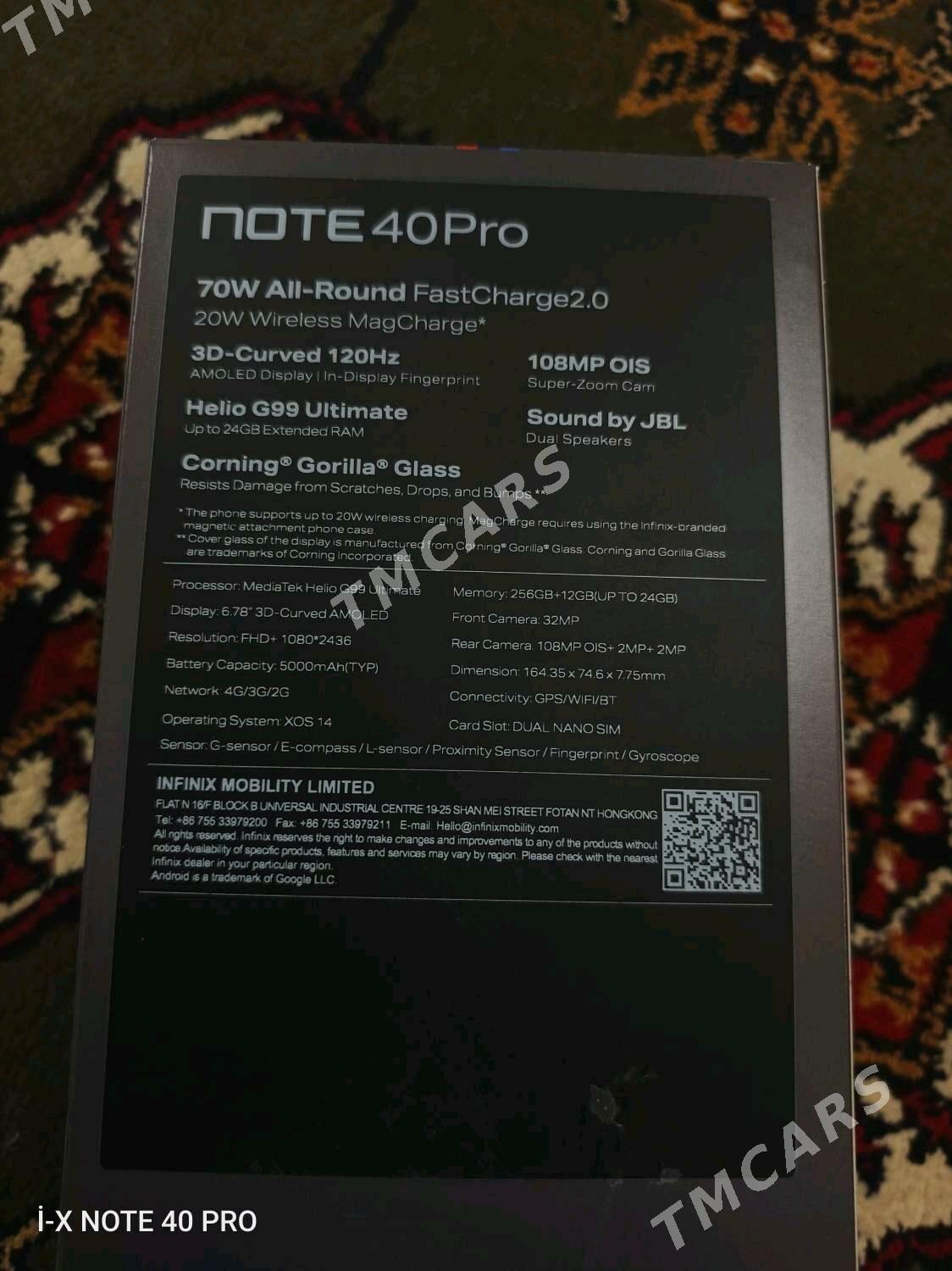 İNFİNİX NOTE 40 PRO - Gumdag - img 2