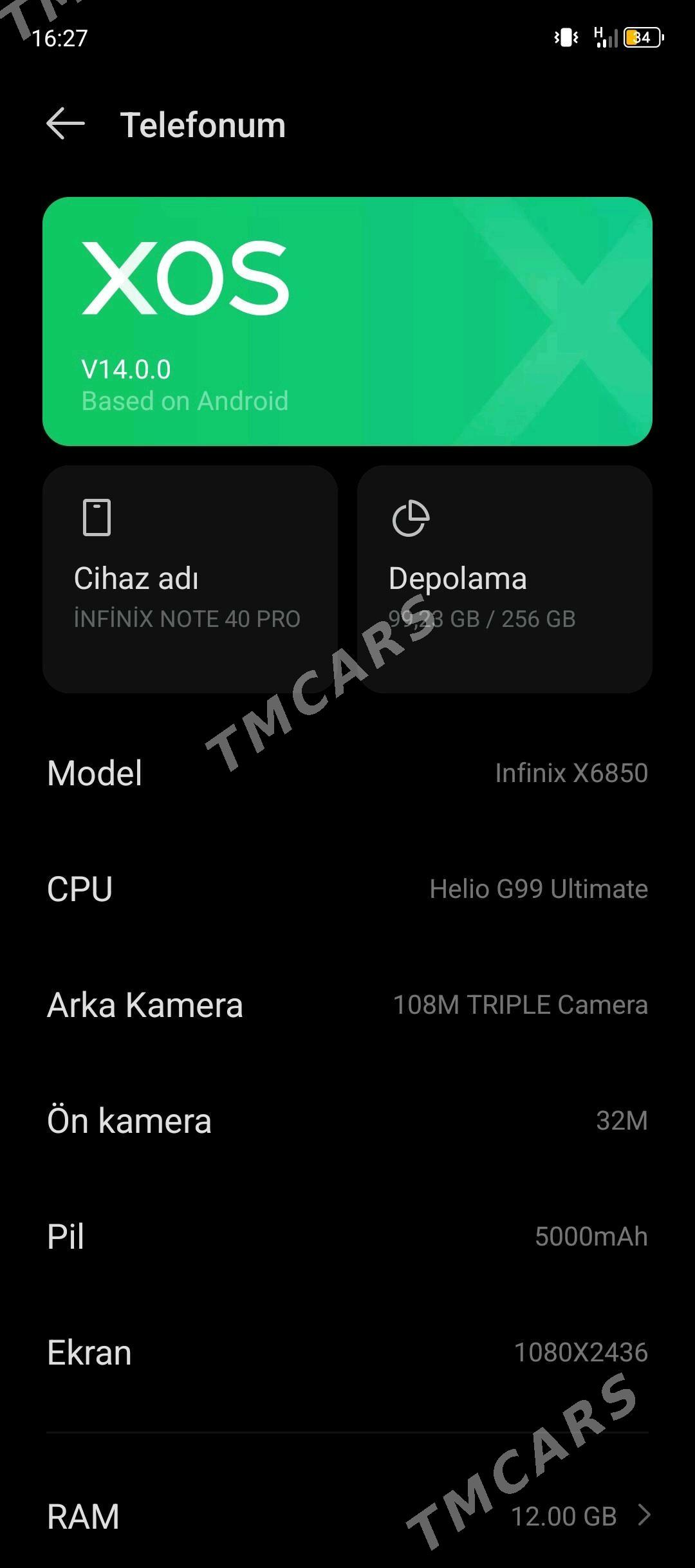 İNFİNİX NOTE 40 PRO - Gumdag - img 3