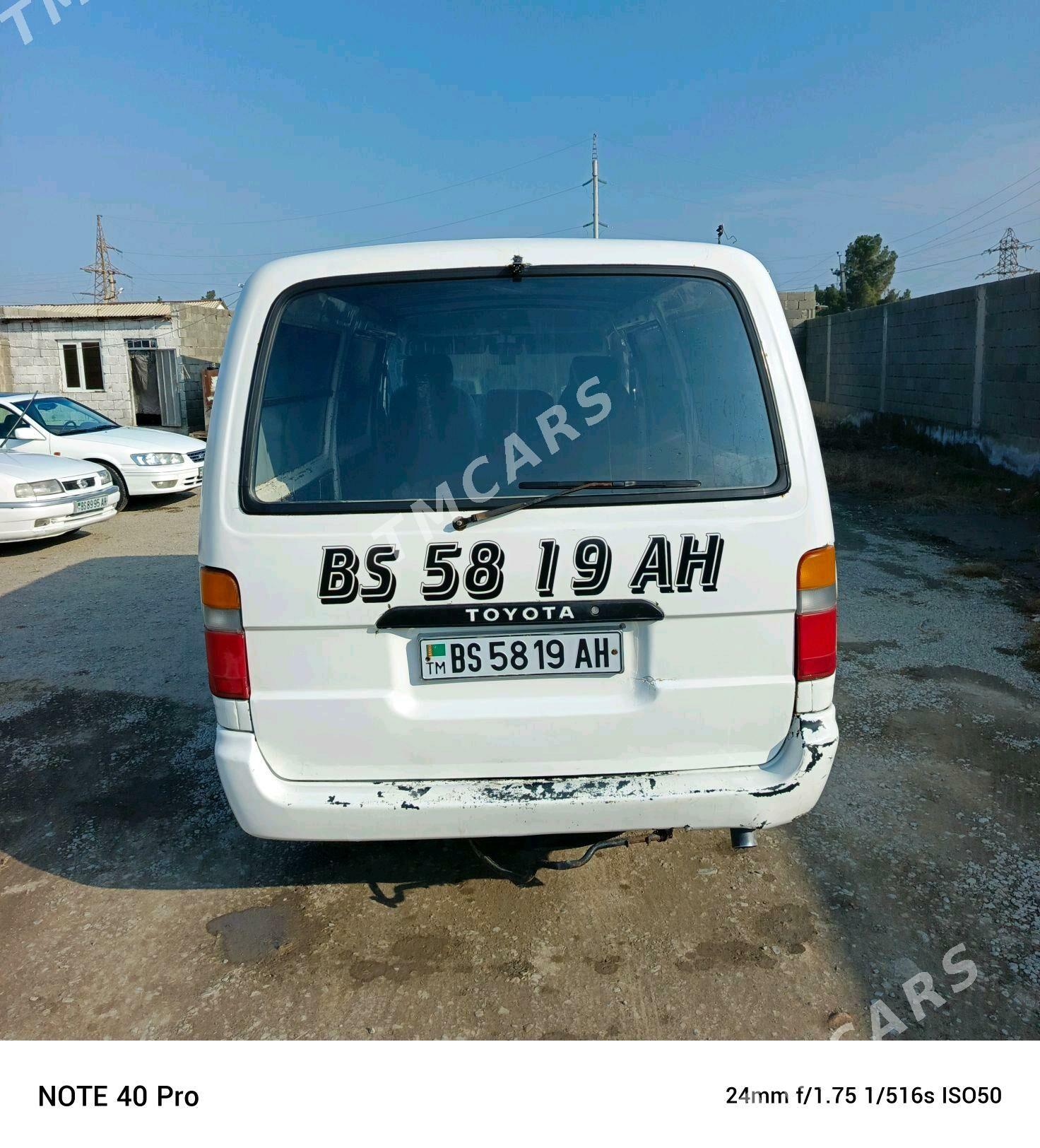 Toyota Hiace 2000 - 100 000 TMT - Бахарден - img 6