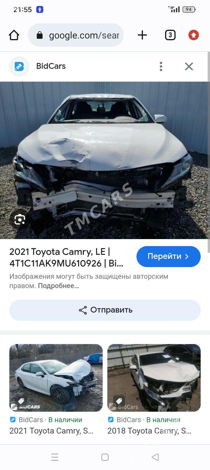 Toyota Camry 2021 - 340 000 TMT - Мары - img 2