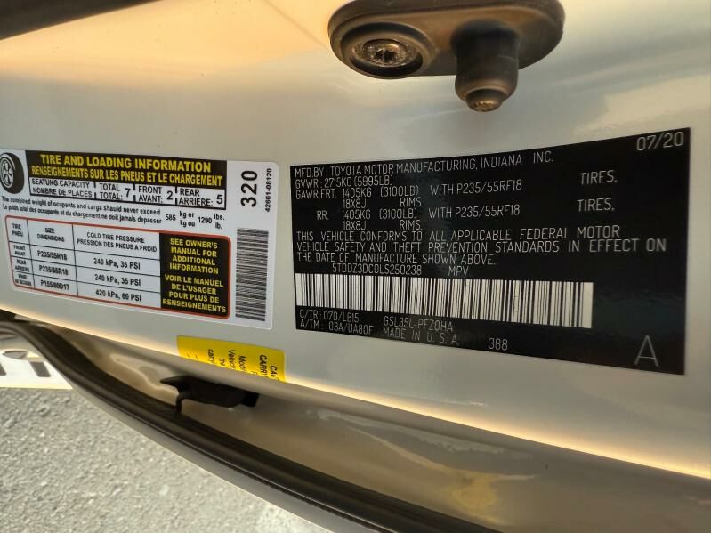 Toyota Sienna 2020 - 575 000 TMT - Ашхабад - img 9