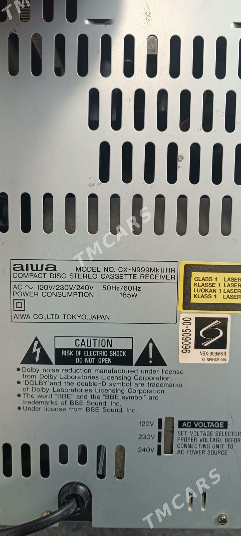 AIWA 999 MK2 МУЗЫКАЛЬНЫЙ ЦЕНТР - Ашхабад - img 8