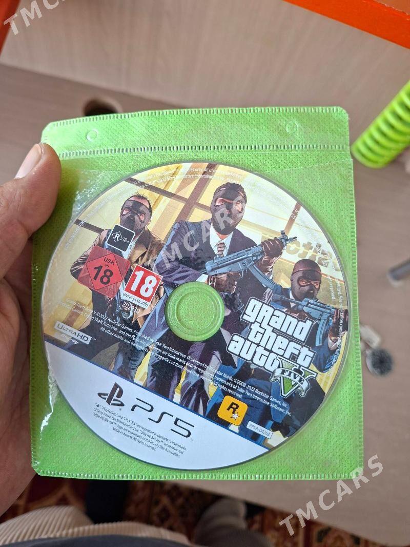 GTA 5 Ps4 Ps5 Playstation disk - Ашхабад - img 2