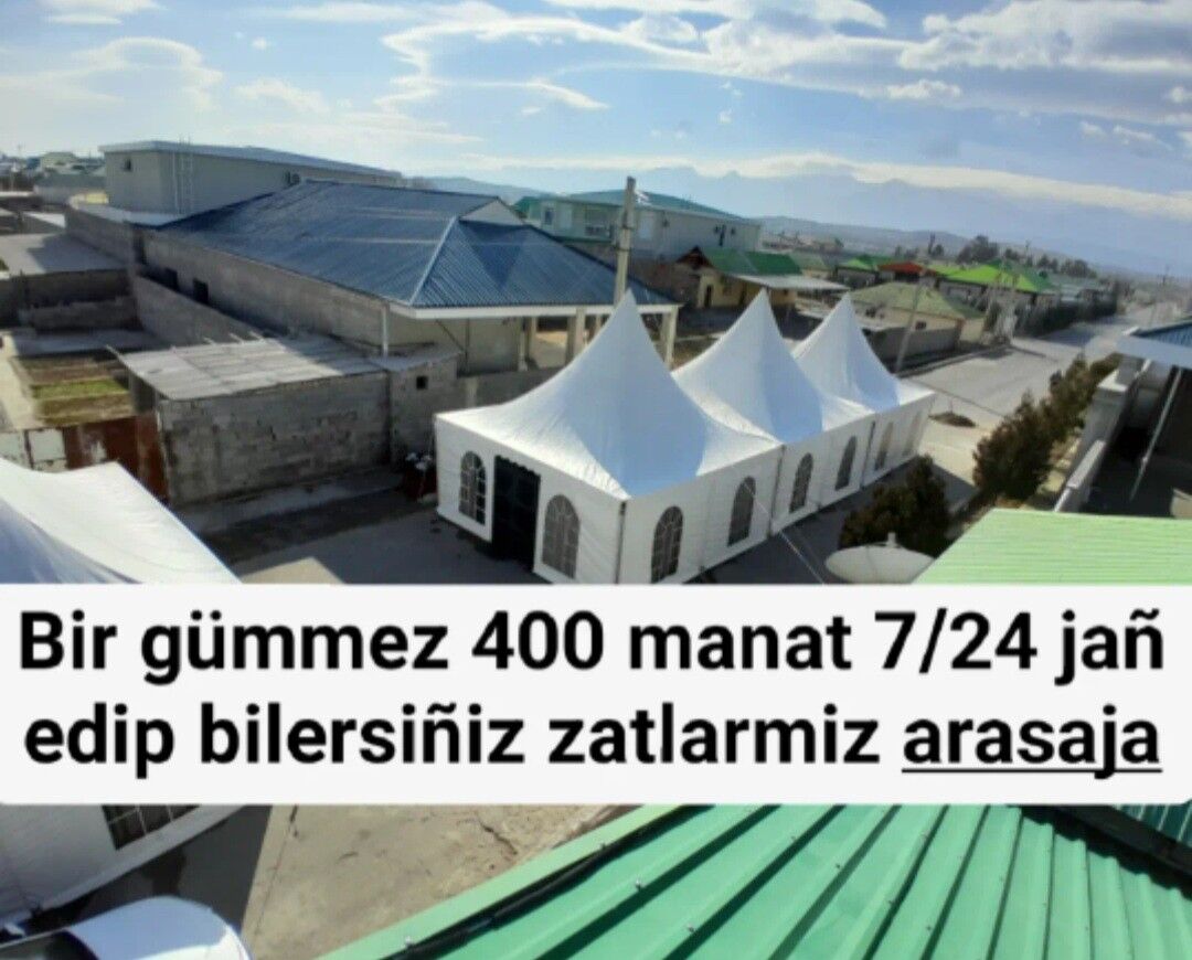 Toÿ palatka hyzmatlary ynamly - Aşgabat - img 1