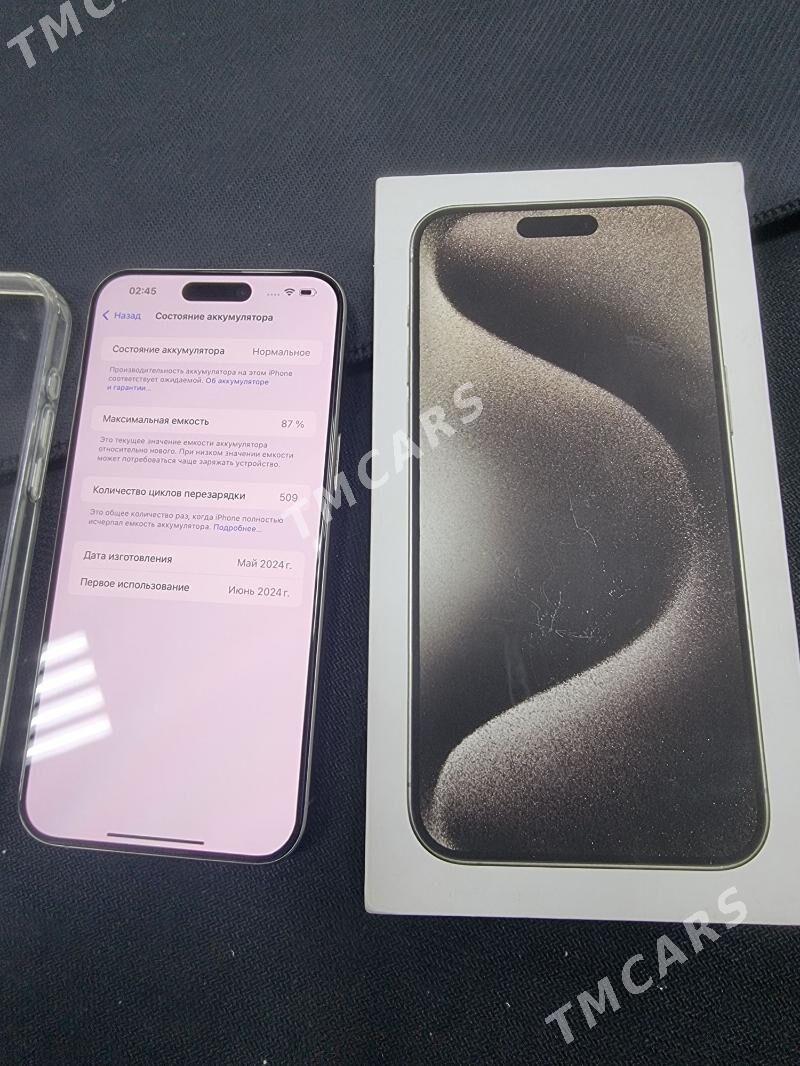 iPhone  15 pro max 256gb 87% - Дашогуз - img 2