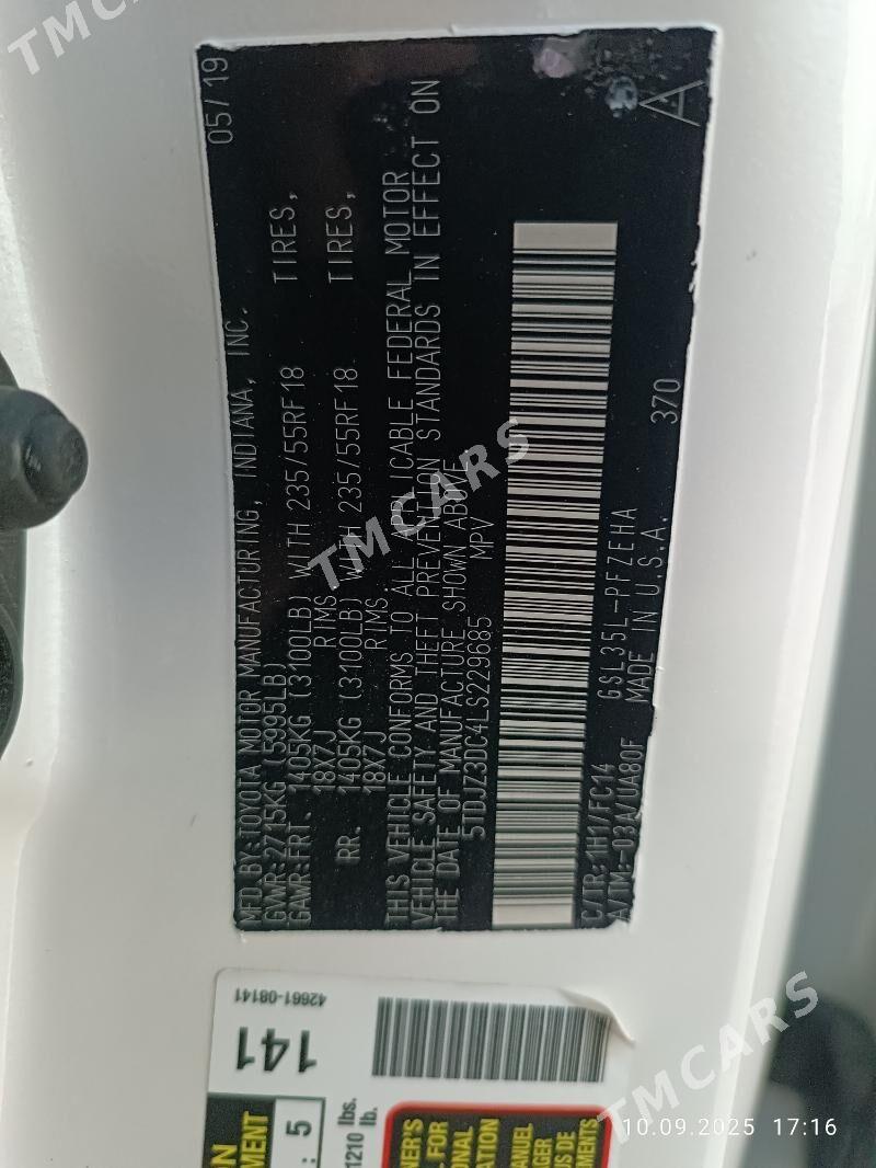 Toyota Sienna 2019 - 395 000 TMT - Aşgabat - img 3