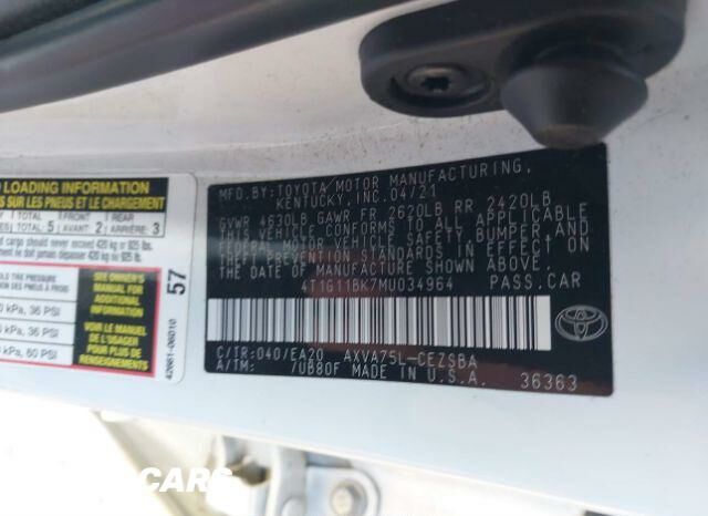 Toyota Camry 2021 - 310 000 TMT - Aşgabat - img 11