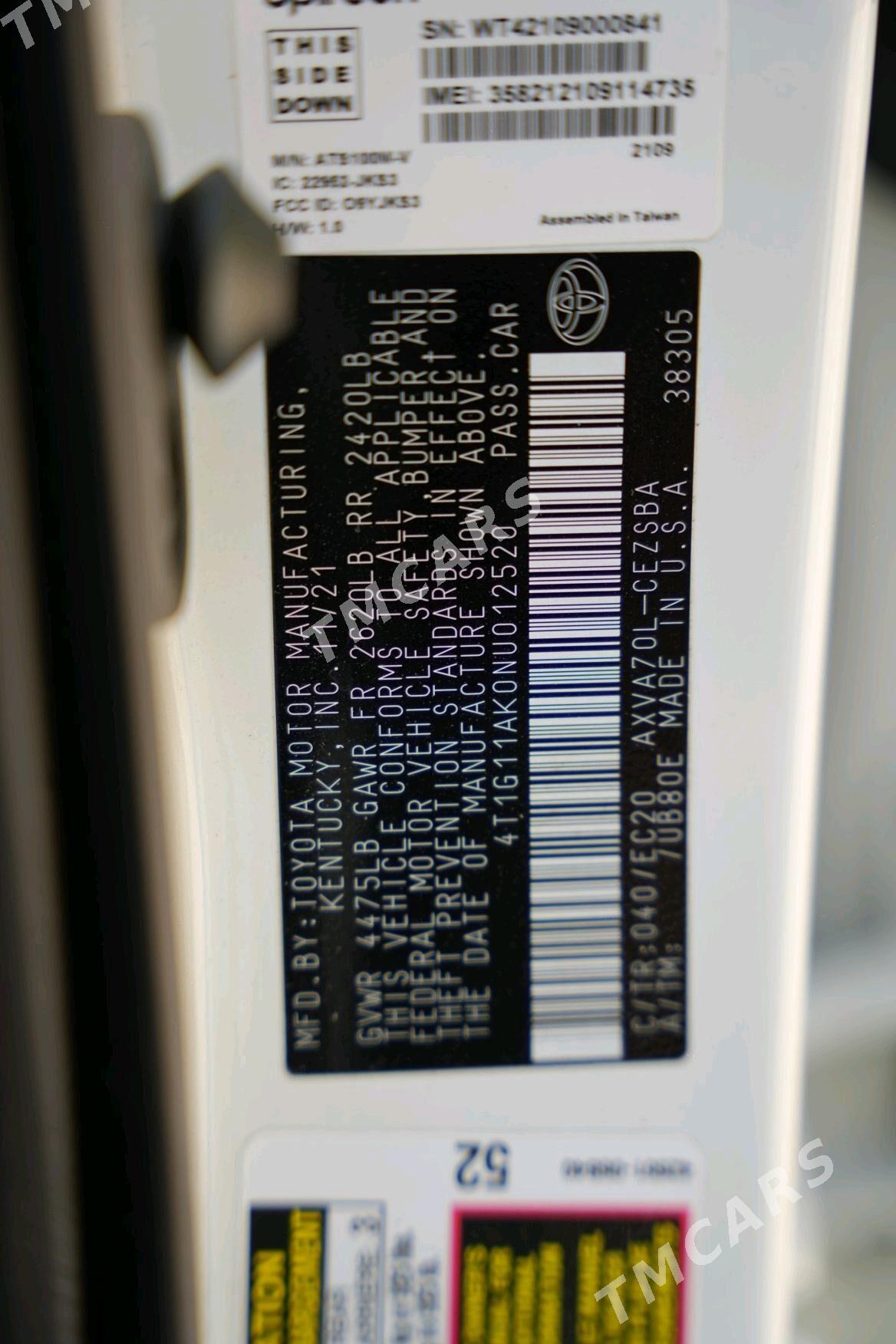 Toyota Camry 2022 - 329 000 TMT - Ашхабад - img 6