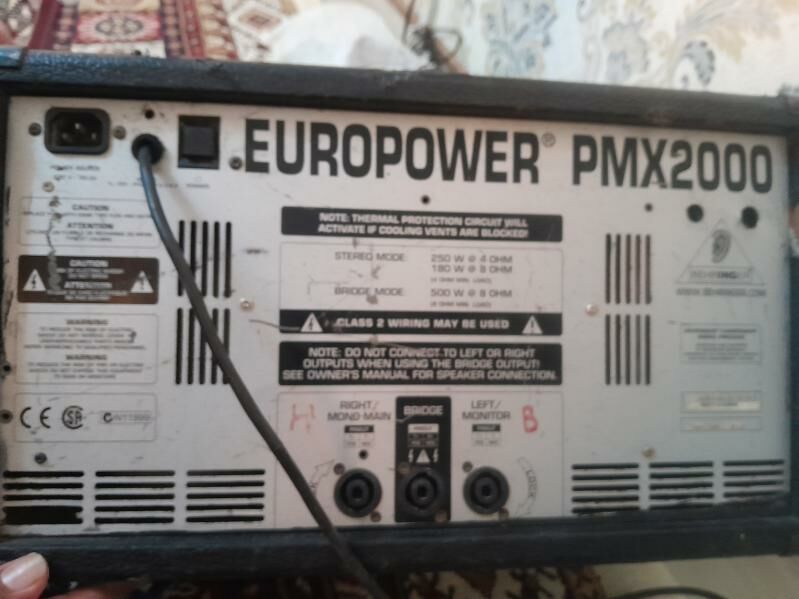 PULT BEHRINCER EUROPOWER - Balkanabat - img 3