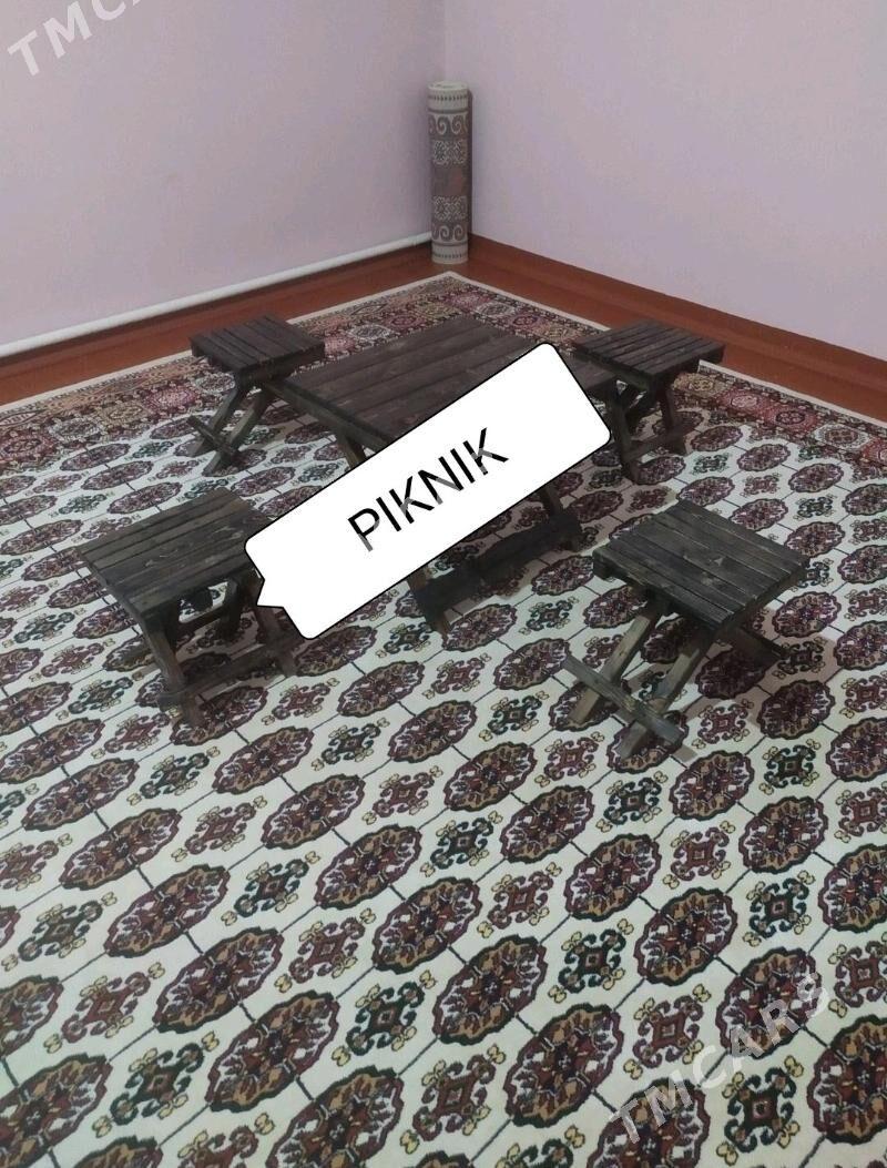 Ýygnalýan piknik stol stul - Мары - img 3