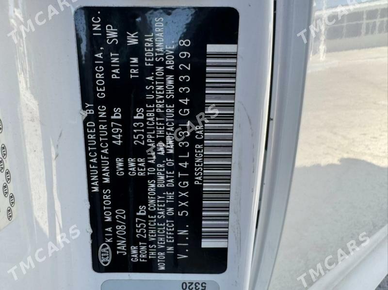 Kia Optima 2020 - 260 000 TMT - Türkmenabat - img 10