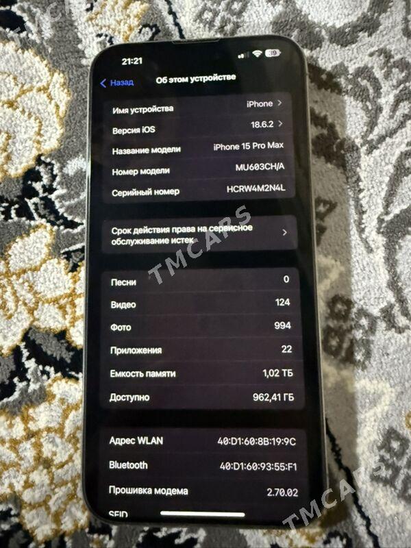 iphone15pro max - Aşgabat - img 1