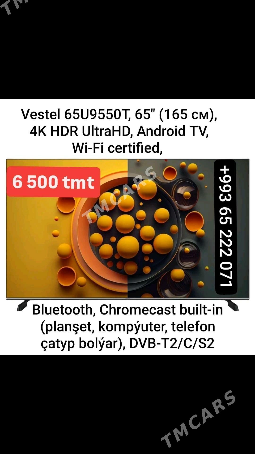 vestel 65 android telewizor - Büzmeýin - img 4