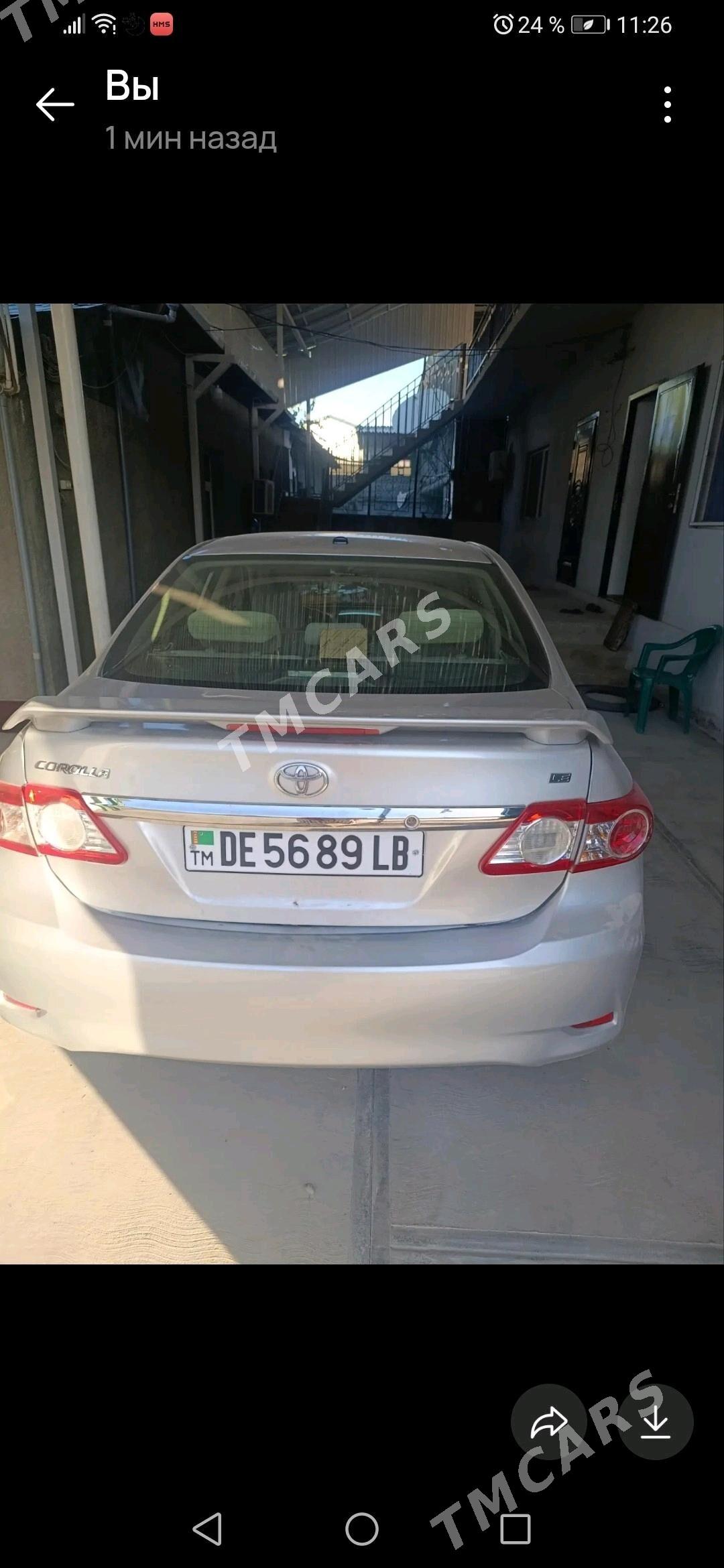 Toyota Corolla 2011 - 150 000 TMT - Туркменабат - img 4