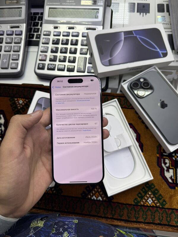 iphone 16 pro 128GB 1sim - Торговый центр "15 лет Независимости" - img 3