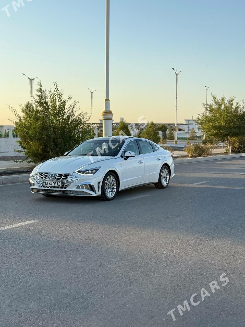 Hyundai Sonata 2021 - 330 000 TMT - Ak bugdaý etraby - img 5