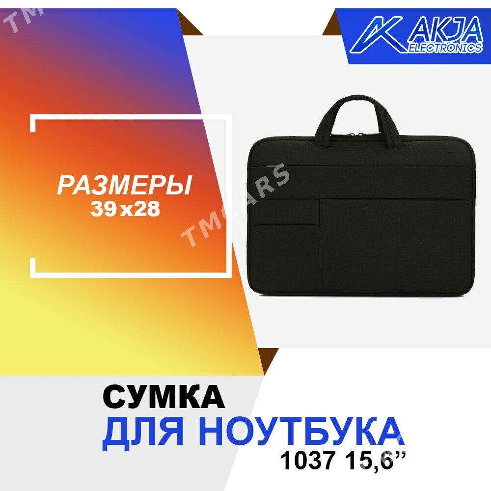 Сумка для ноутбука 1037 15,6” цвет черный - Ашхабад - img 1