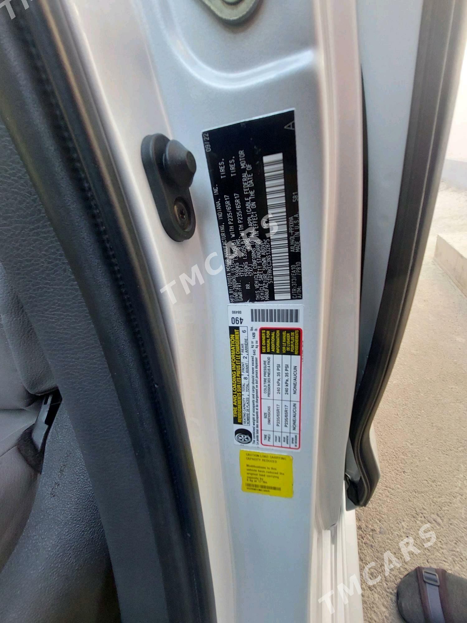Toyota Sienna 2022 - 520 000 TMT - Aşgabat - img 10