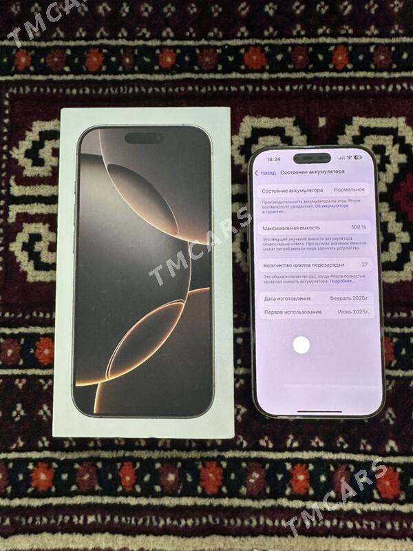 iPhone 16 pro 256gb - Ашхабад - img 3