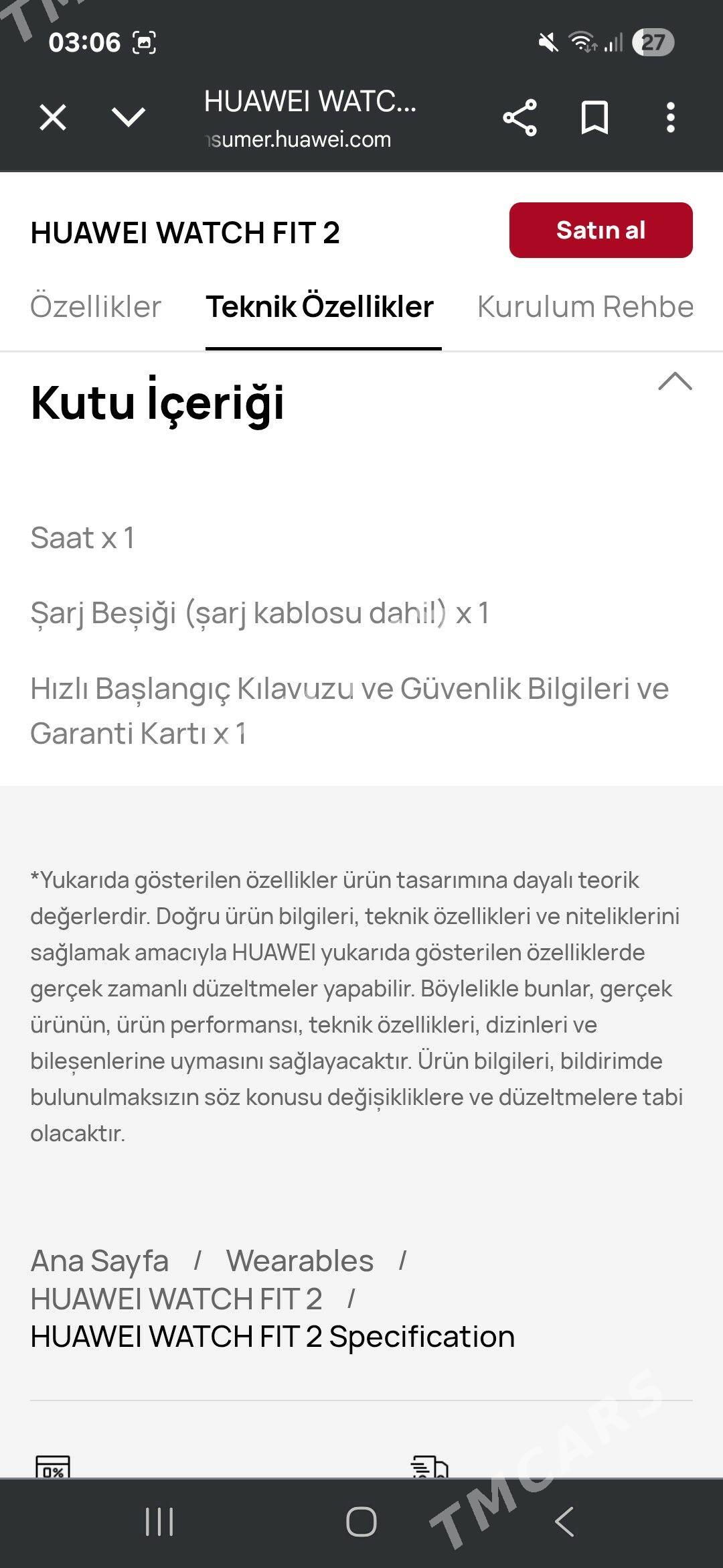 HUAWEI WATCH FIT 2 smart wacht - Daşoguz - img 2