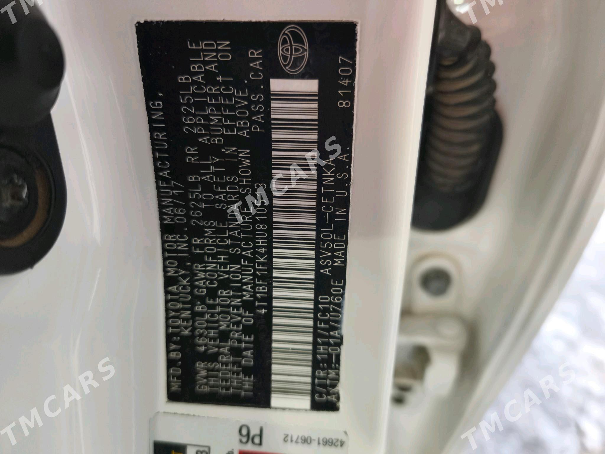 Toyota Camry 2017 - 260 000 TMT - Aşgabat - img 8