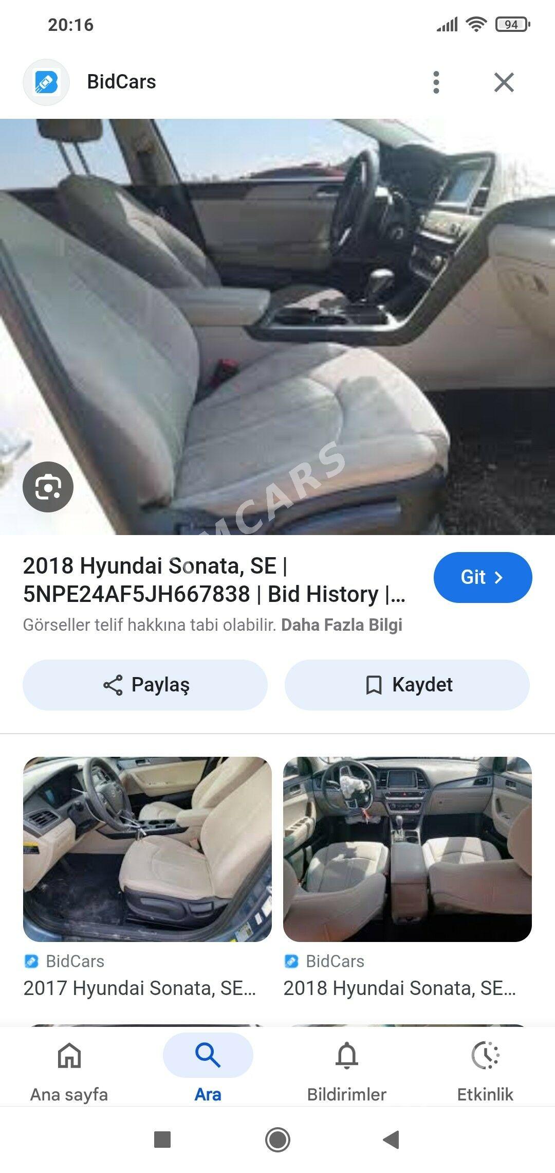 Hyundai Sonata 2018 - 198 000 TMT - Ашхабад - img 3