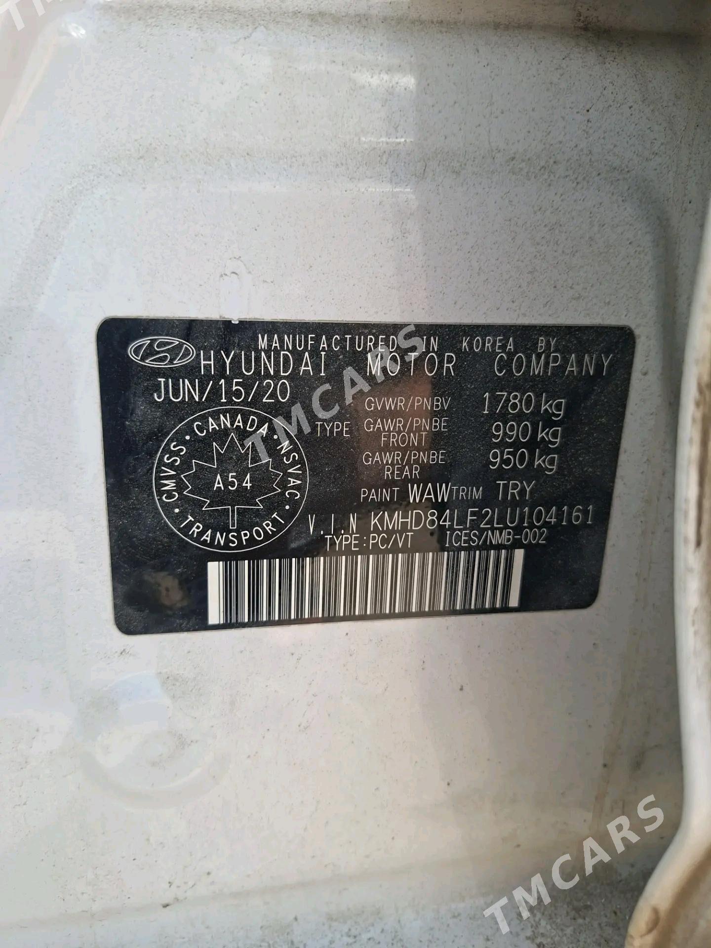 Hyundai Elantra 2020 - 150 000 TMT - Aşgabat - img 6