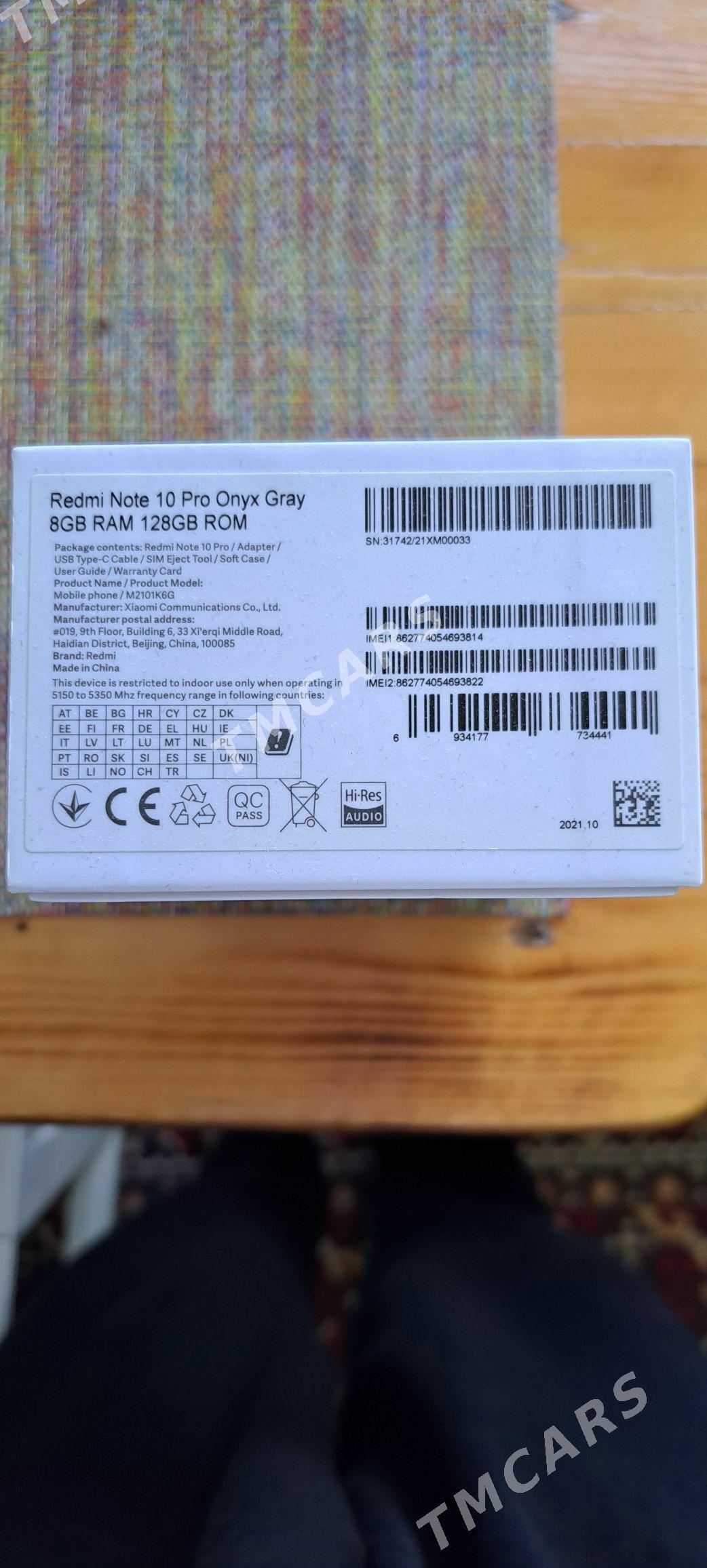 redmi note 10 pro 8/128 - Ашхабад - img 2