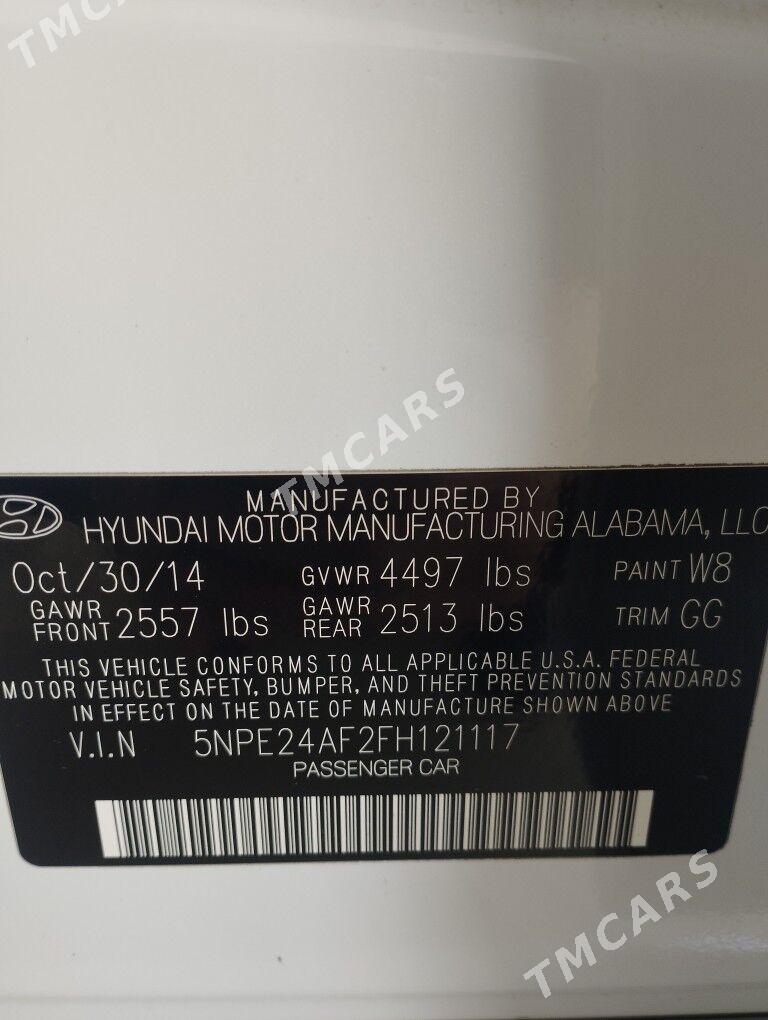 Hyundai Sonata 2014 - 165 000 TMT - Aşgabat - img 6
