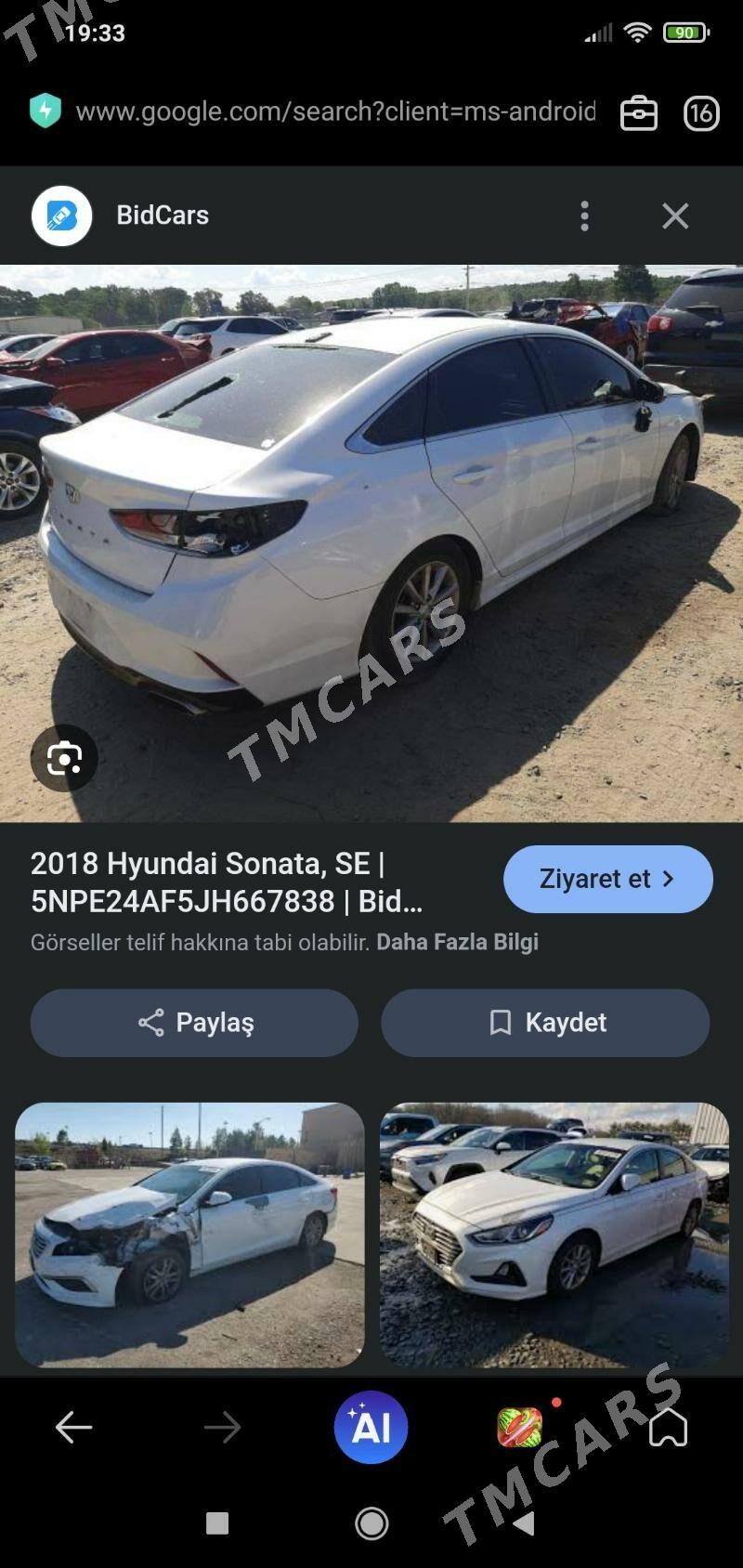 Hyundai Sonata 2018 - 199 000 TMT - Aşgabat - img 2